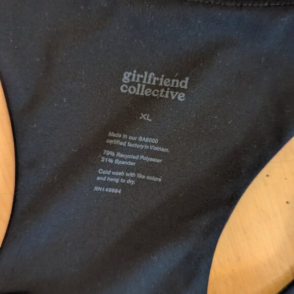 Girlfriend Collective - Paloma Sports Bra | Black XL - Picture 3 of 3